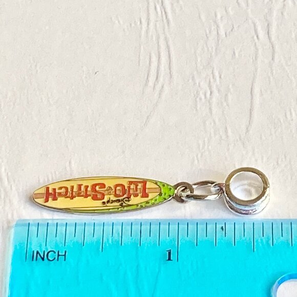 Disney Lilo & Stitch European Slider Bead Charm Surfboard Aulani Hawaii Ohana - Picture 8 of 8